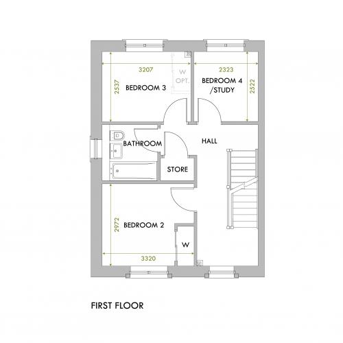 Kingarth first floor floorplan