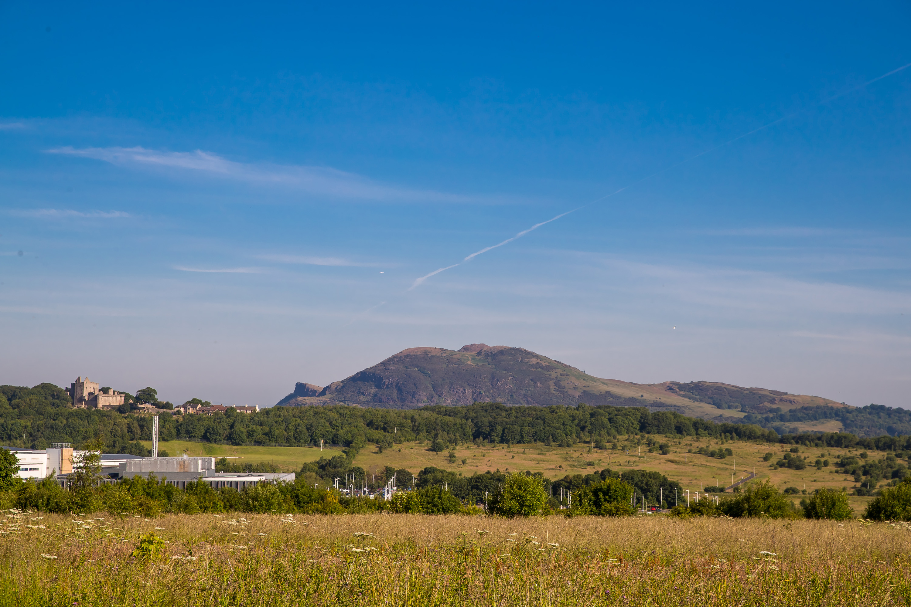 a view from Manor Wood, the new Cruden Homes’ development  at Edmonstone, Edinburgh which is launching in August.