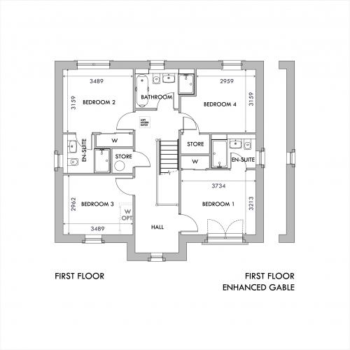 Fain first floor floorplan