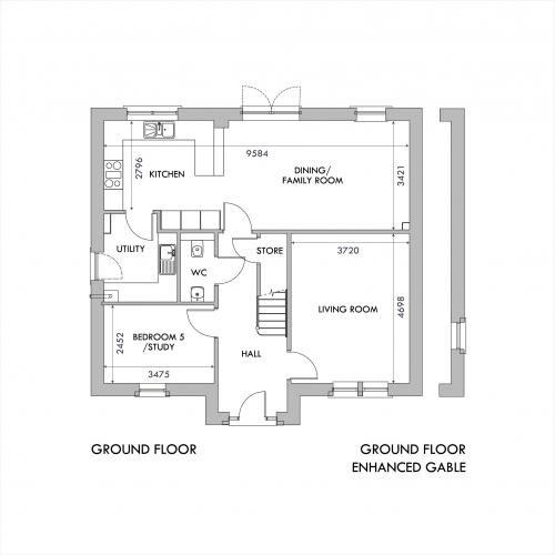 Fain ground floor floorplan