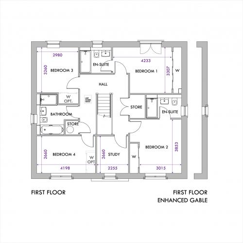 Latham first floor floorplan