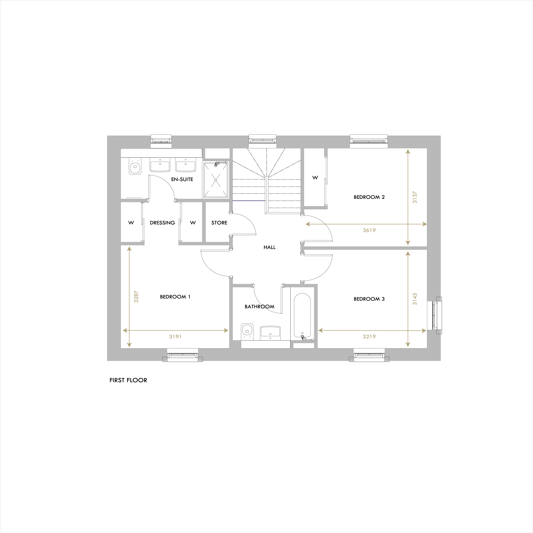 Bower first floor floorplan