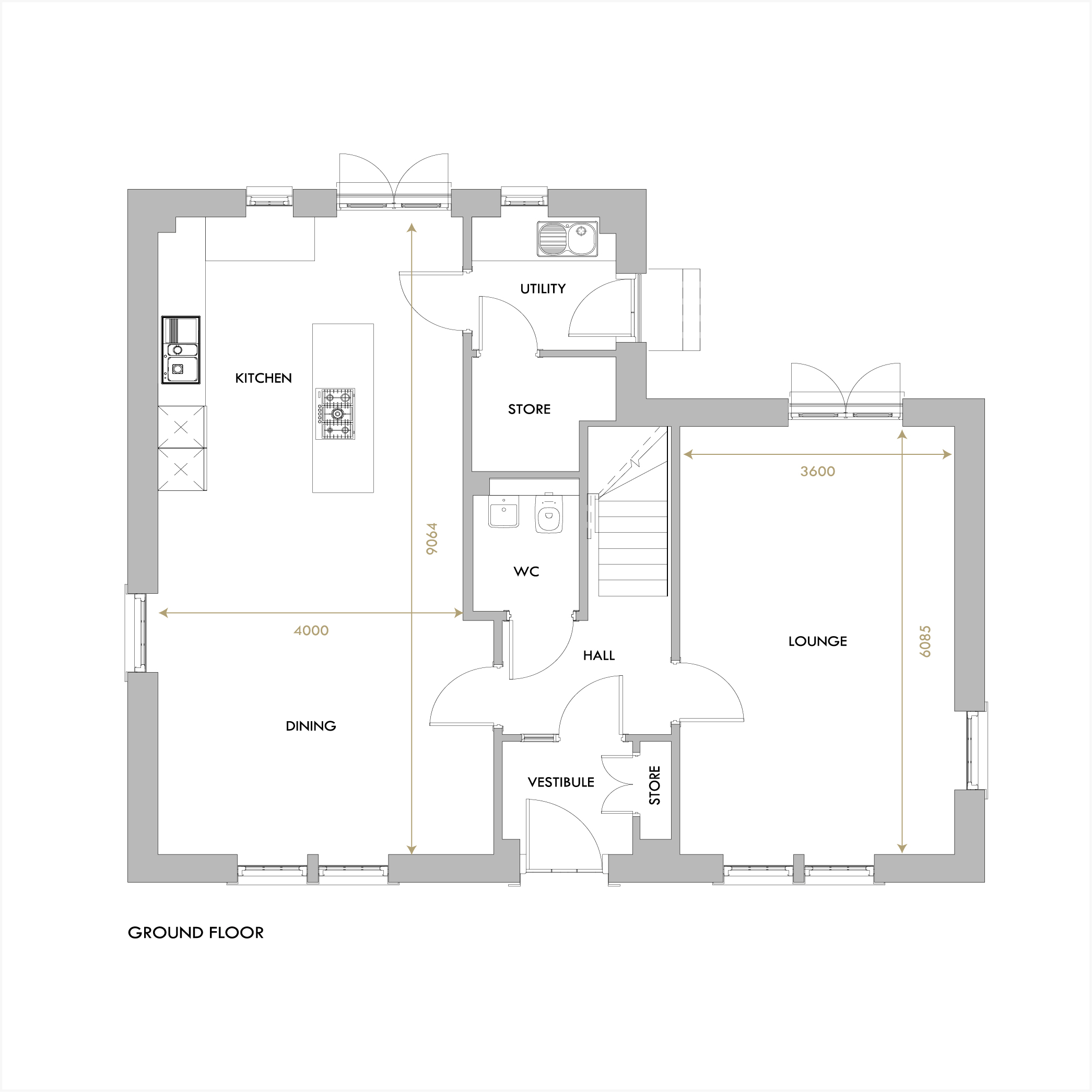Prestongrange ground floor floorplan