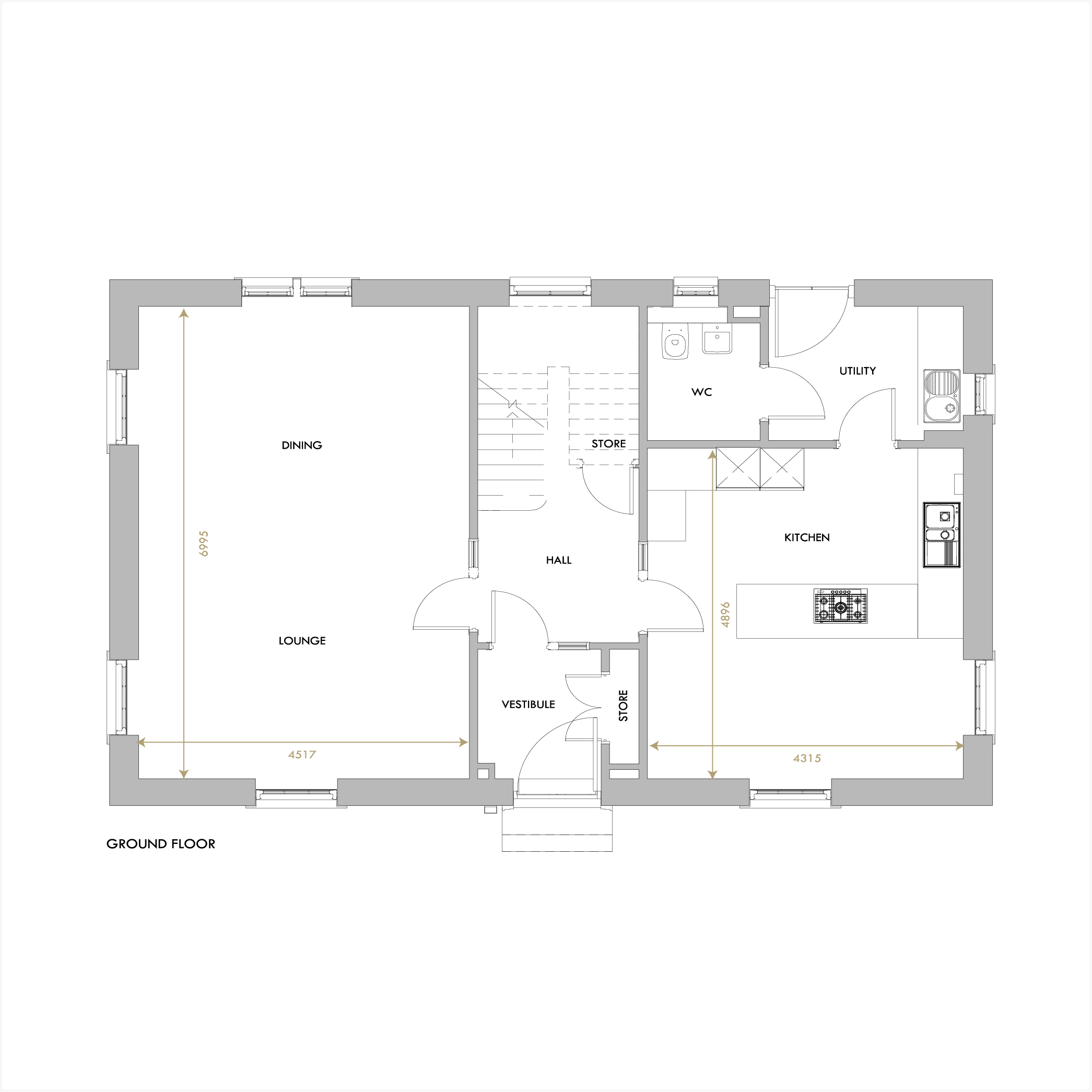Tyninghame ground floor floorplan