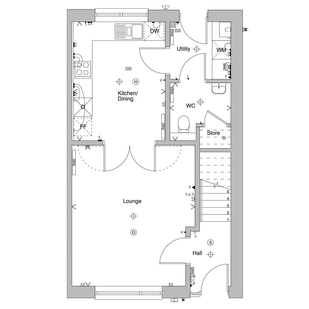 Redwood ground floor floorplan