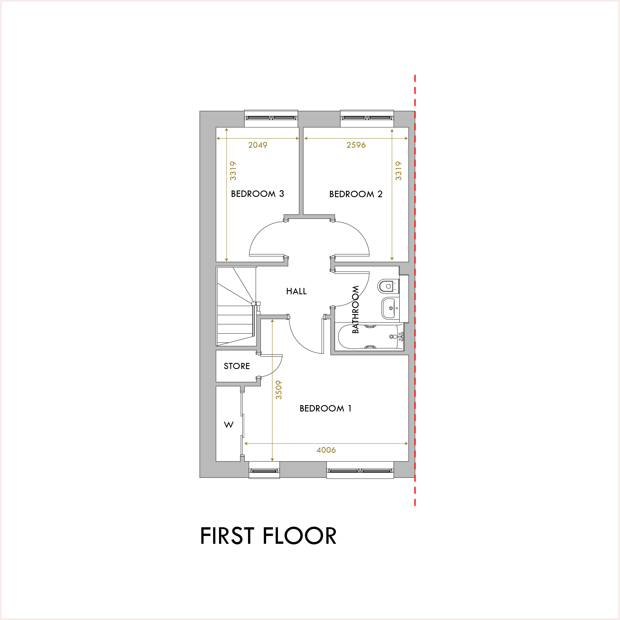 Almond first floor plan
