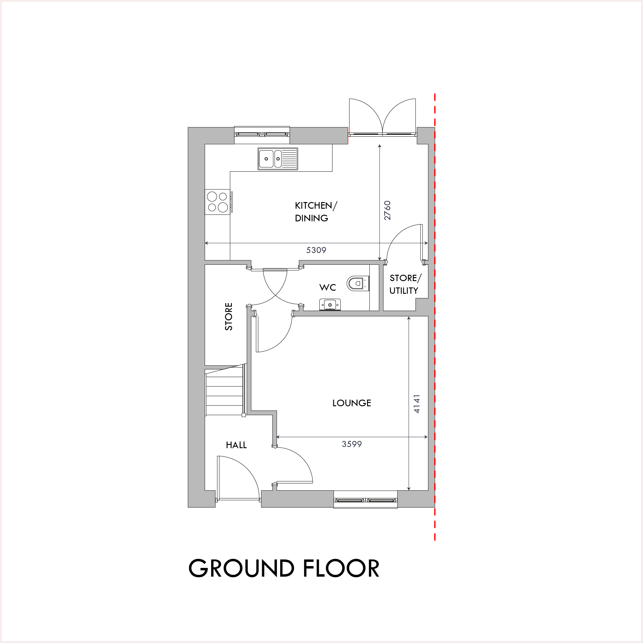 Birch ground floor plan