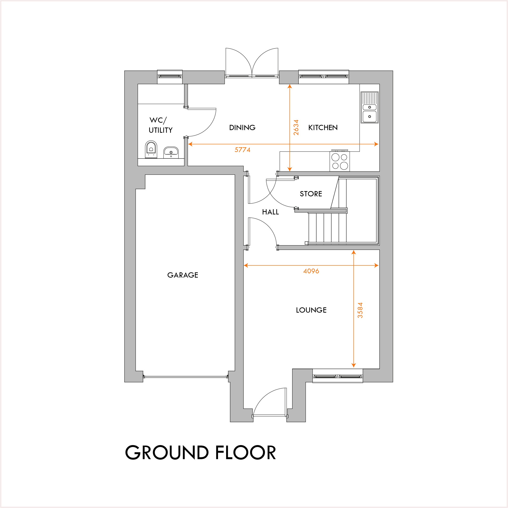 Cedar ground floor plan