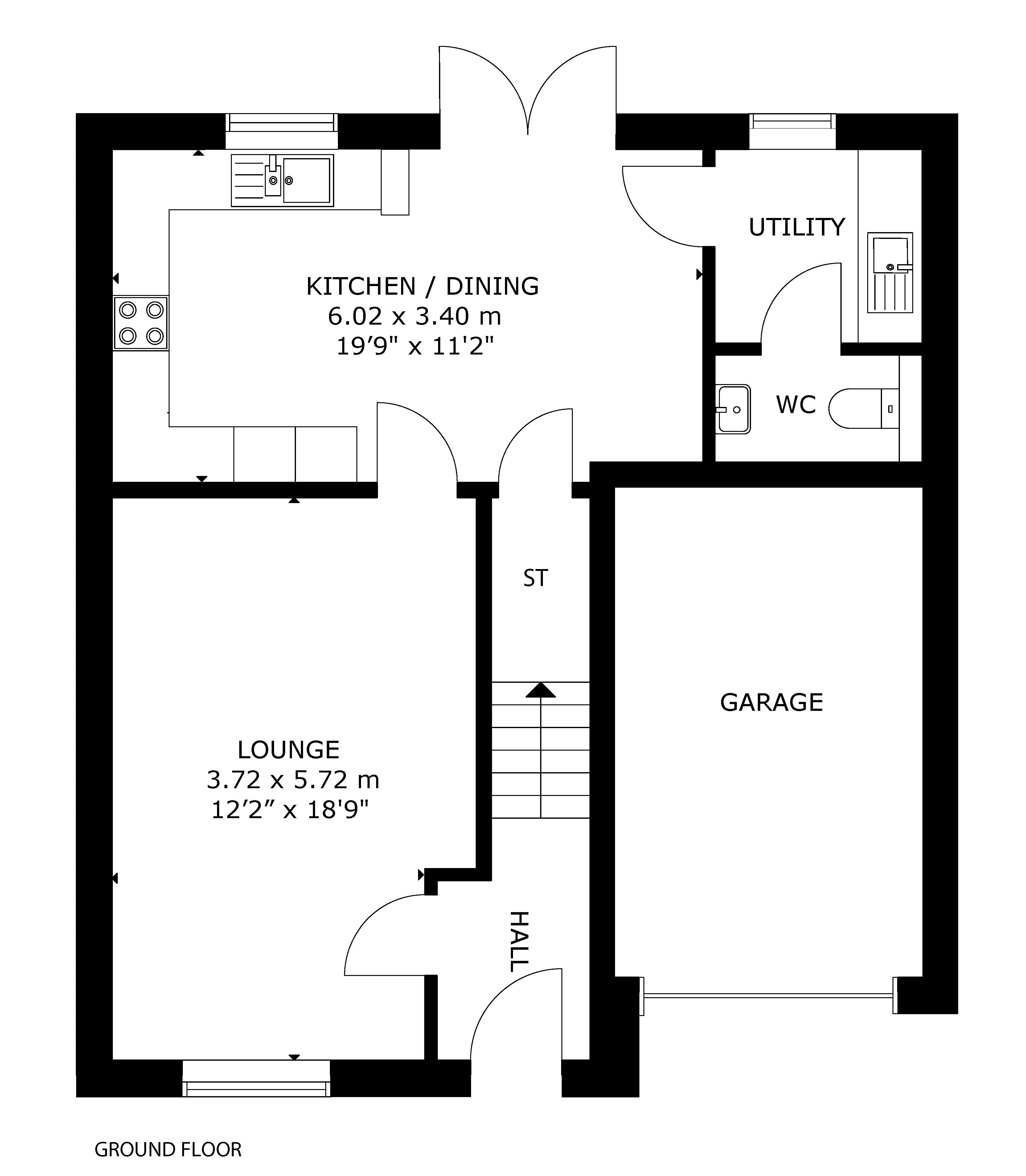Spey ground floor plan