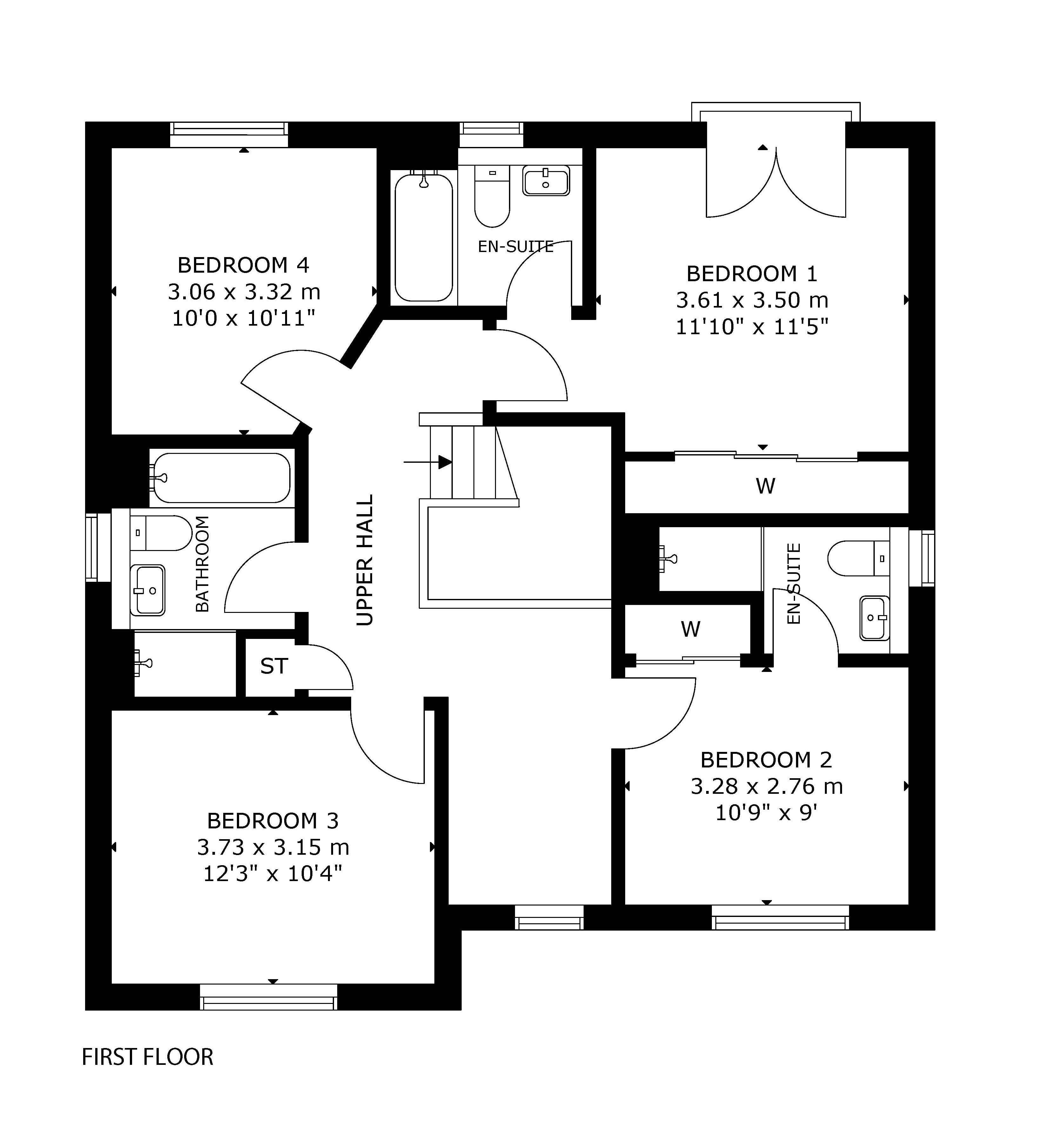 Tweed first floor plan