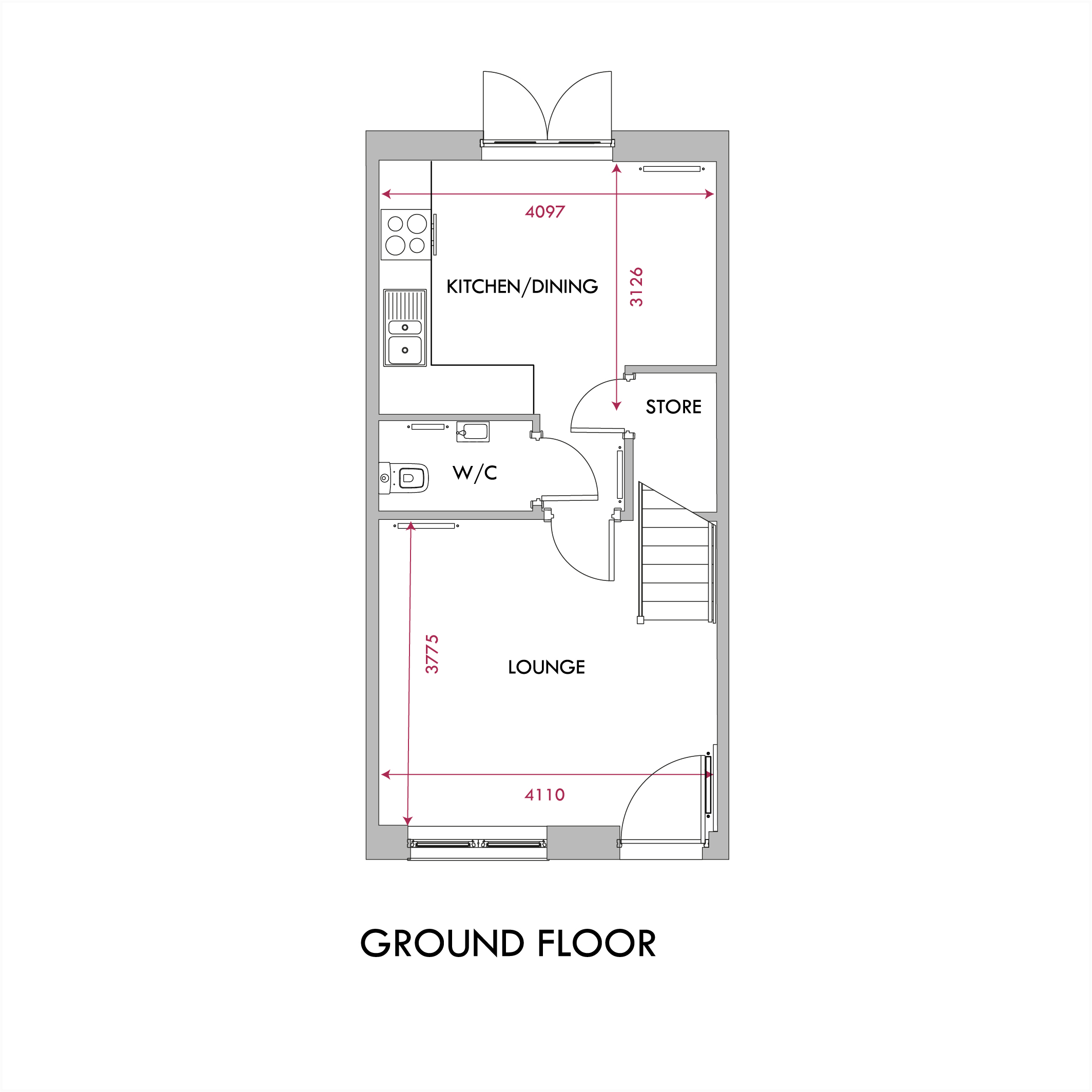 Almond ground floor plan