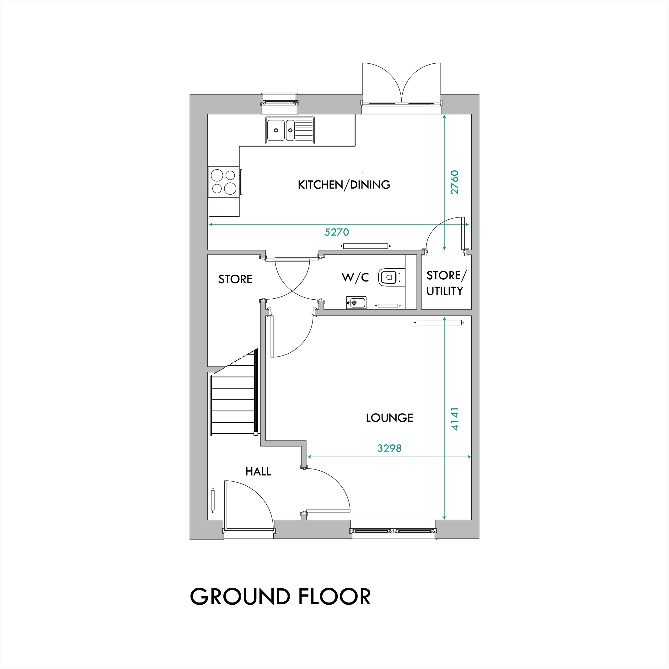 Eddleston ground floor plan