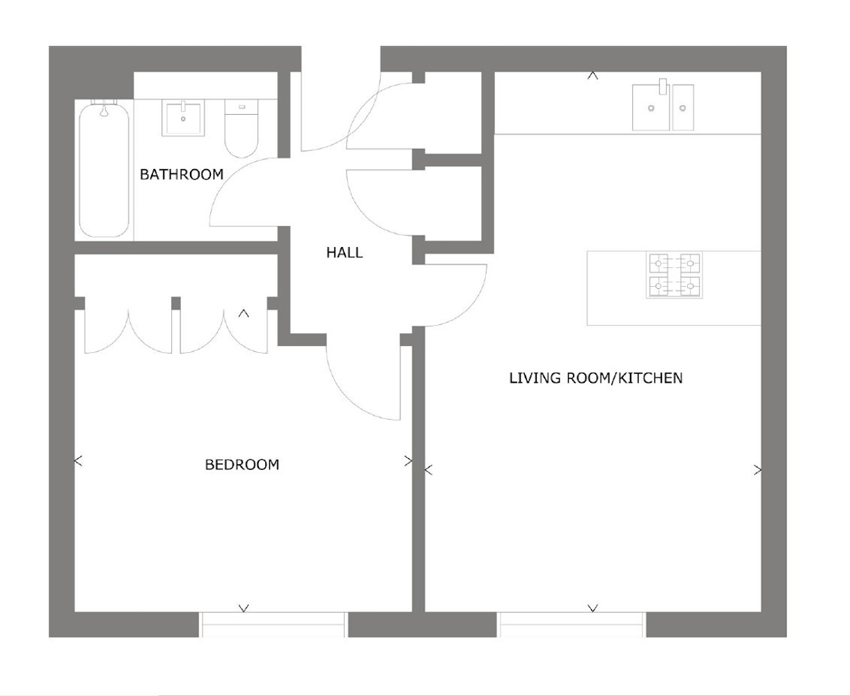 Apartment Type A Floorplan
