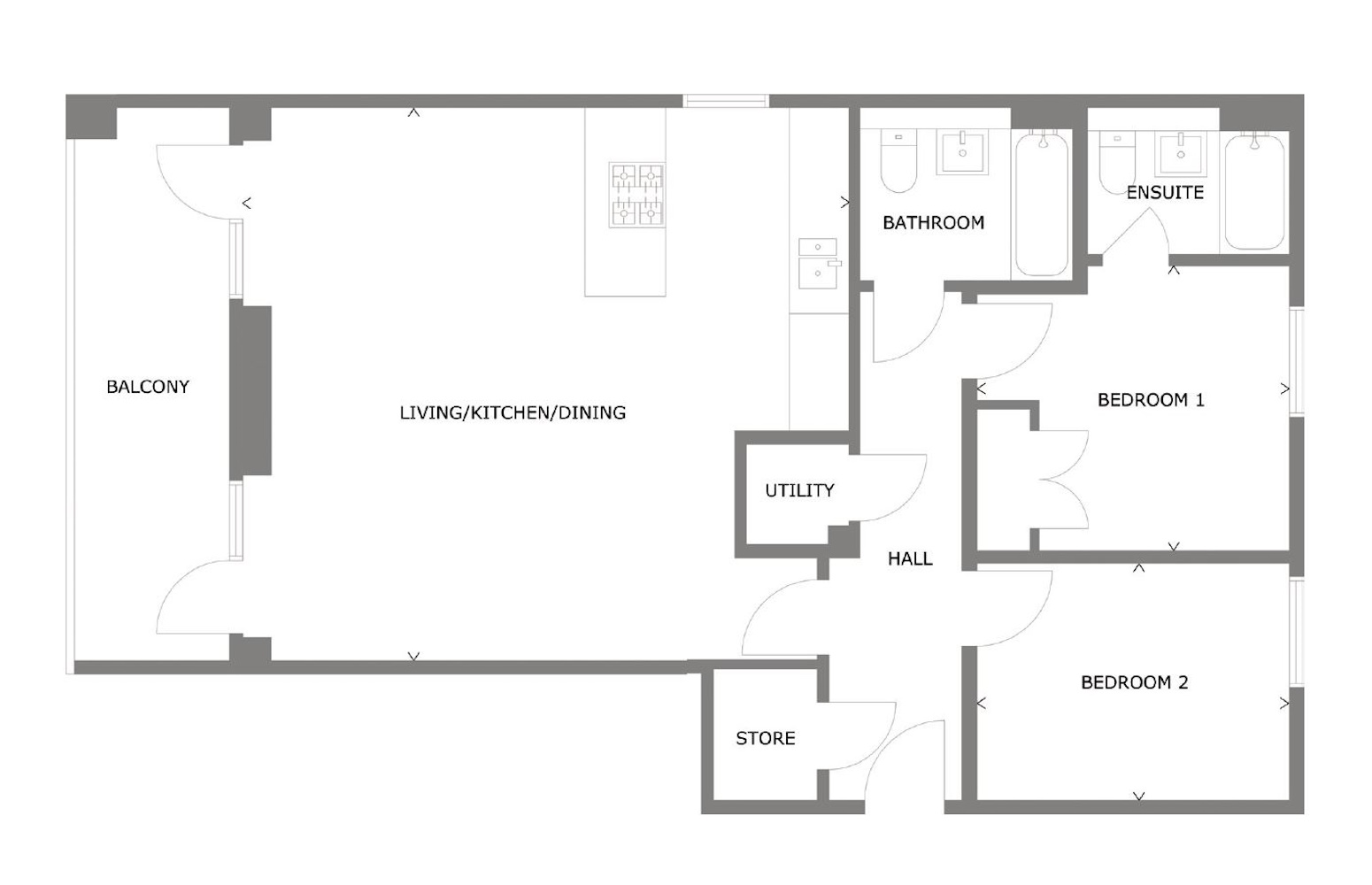 Apartment Type C Floorplan