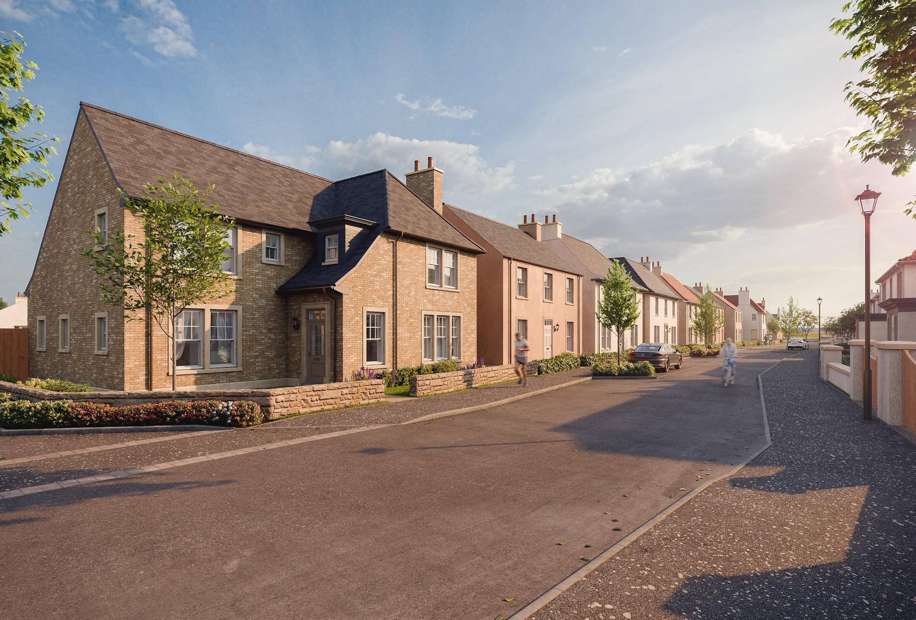 CGI of Elie development in Fife 