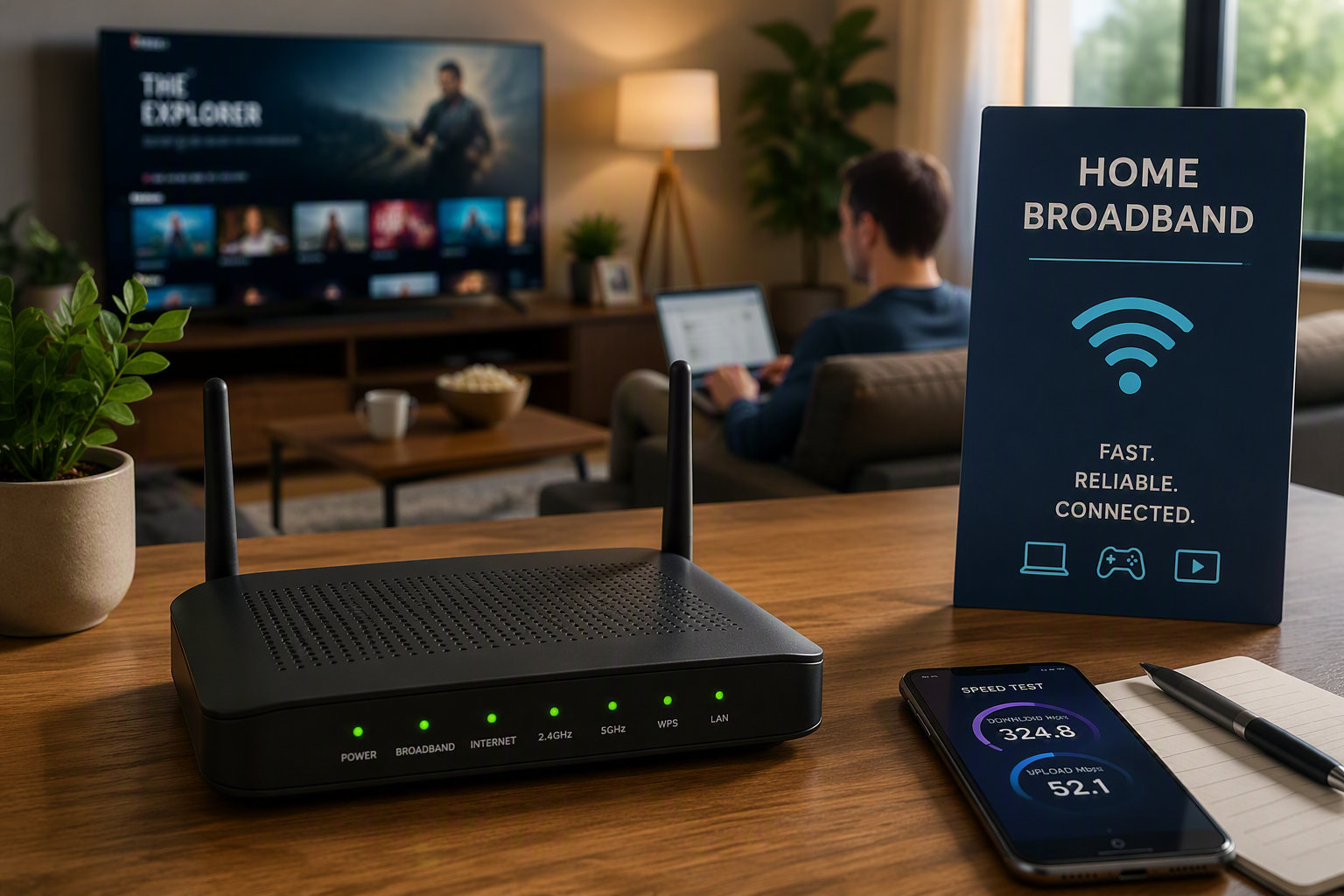Home broadband equipment