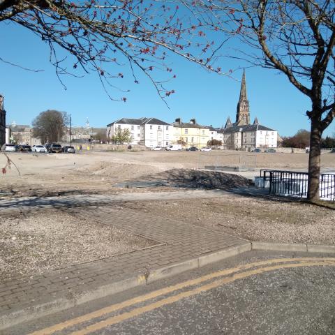 Former Kirkcaldy Shopping Centre site