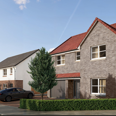 CGI of Neilston Development 