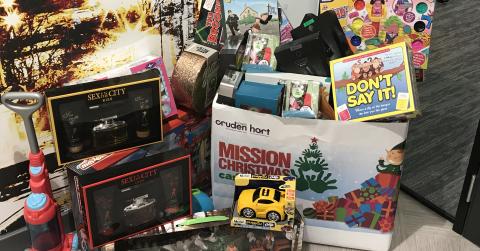 Presents for Mission Christmas