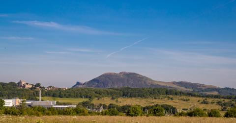 a view from Manor Wood, the new Cruden Homes’ development  at Edmonstone, Edinburgh which is launching in August.