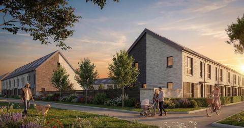 CGI of The Village development