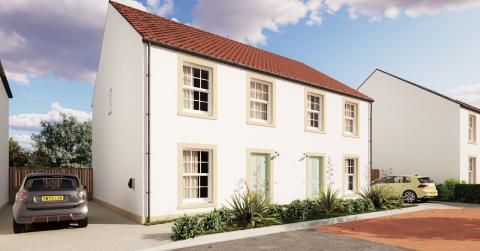 CGI of The Mayview semi-detached house type